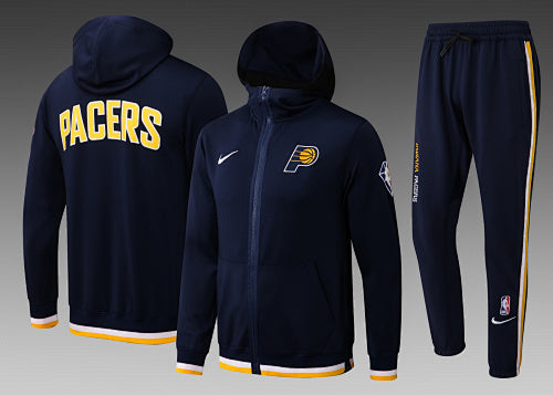 H0095# NBA2122 Long Pull Hat Pacers Sapphire Blue