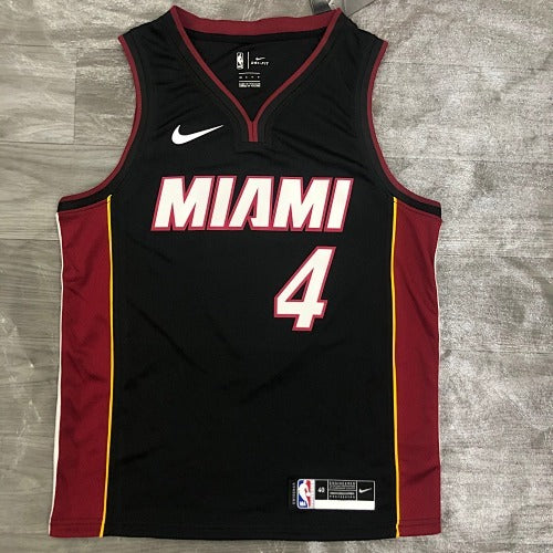Heat V Neck Black No. 4 Oladipo