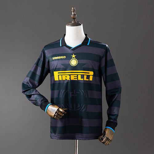 Inter Milan 97/98 Third Away Long Sleeve Retro Jersey