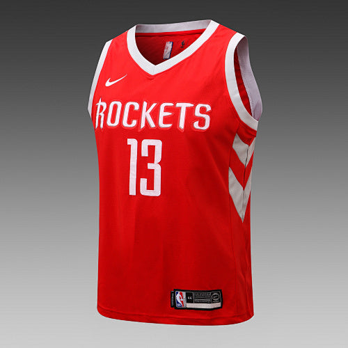 L055# NBA Rockets Red No. 13 (Hot Pressed Model)