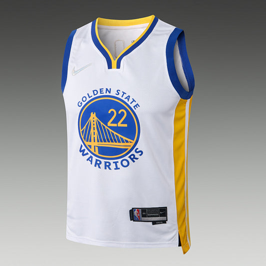 L070# NBA2223 Warriors White No. 22 (Hot Pressed Model)