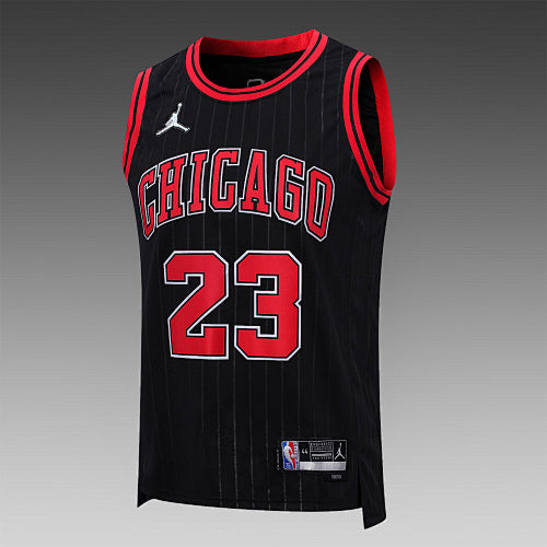 L077# NBA2223 Bulls Black No. 23 (Hot Pressed Model)