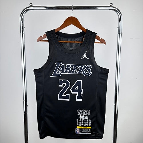 Lakers Black Honor Edition No. 24 Kobe Bryant