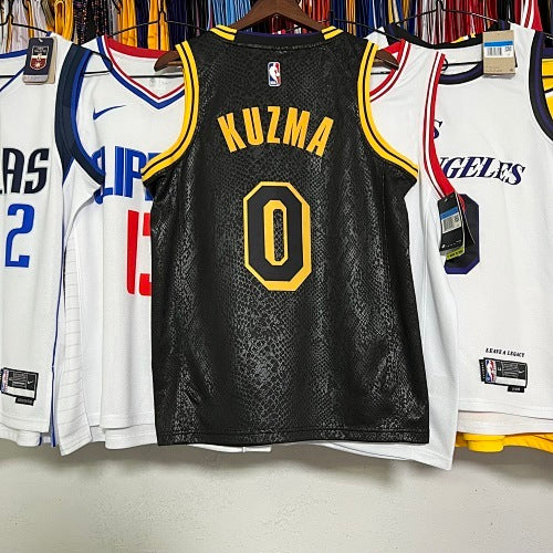 Lakers Black Mamba snake print version No. 0 Kuzma
