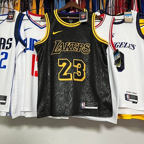 Lakers Black Mamba snake print version No. 23 James