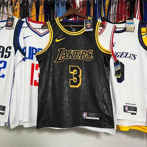 Lakers Black Mamba snake print version No. 3 Davis