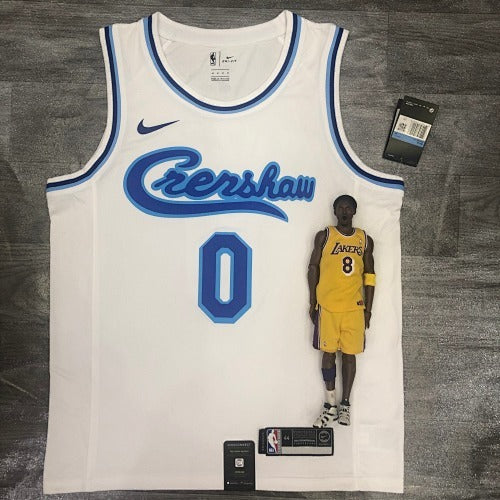 Lakers Latin Retro Singer Joint Edition - White No. 0 Kuzma