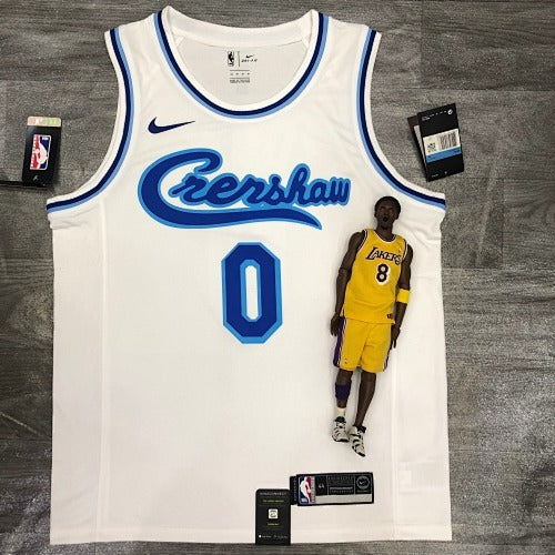 Lakers Latin Retro Singer Joint Edition - White No. 0 Nick Young