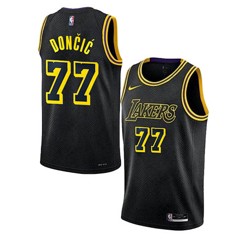 Lakers Mamba Black No. 77 Doncic