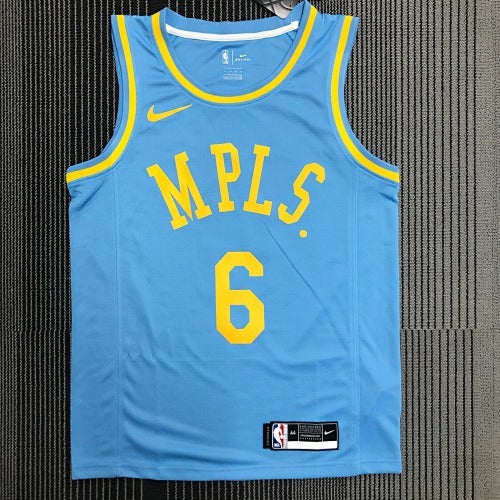 Lakers Minneapolis No. 6 LeBron James