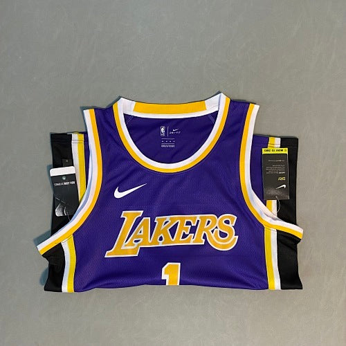 Lakers Purple (Nike, Jordan) No. 1 Russell