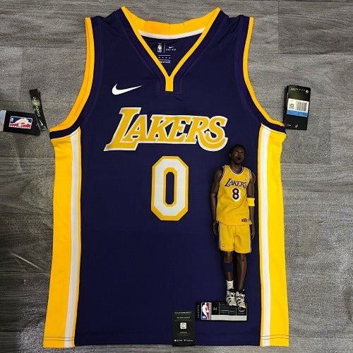 Lakers Purple V Neck No. 0 Nick Young