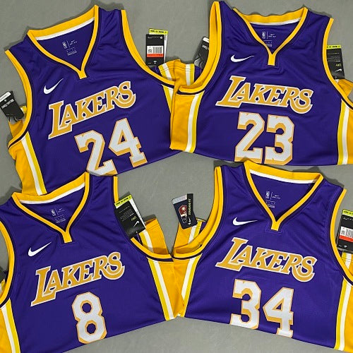 Lakers purple V-neck