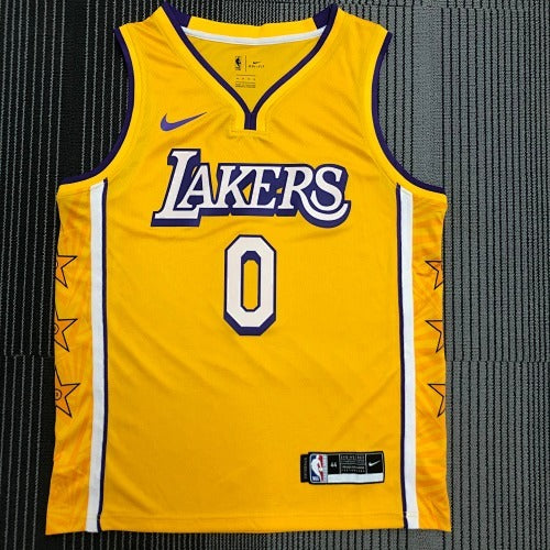 Lakers V-neck celebrity version (with stars) No. 0 Westbrook