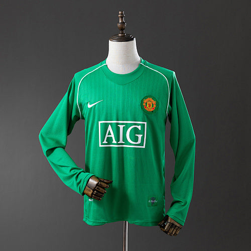 M-U 07/08 Goalkeeper Long Sleeve Retro Jersey