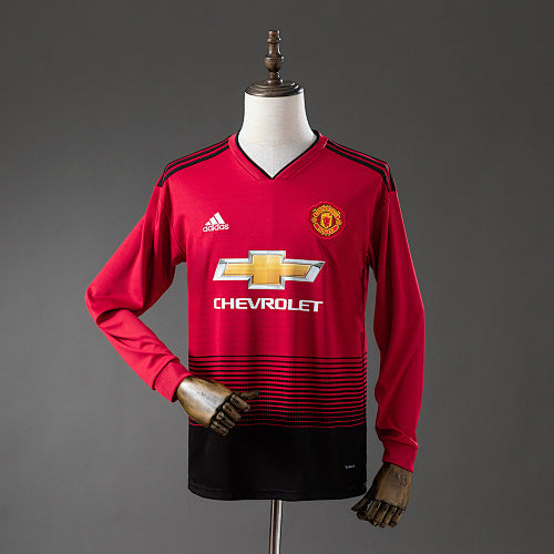 M-U 1819 Home Long-Sleeve Retro Jersey