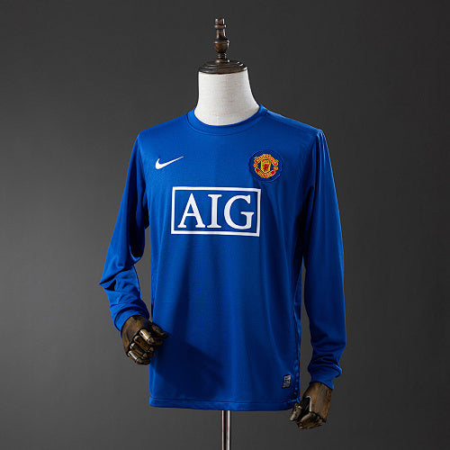 M-U 2008/09 Second Away Long Sleeve Retro Jersey