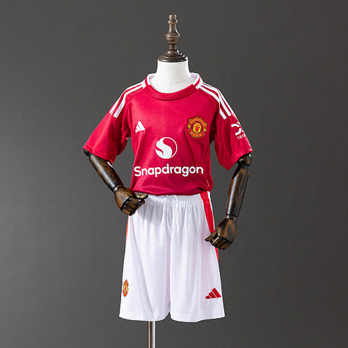 M-U 25/26 Home kids kit Jersey