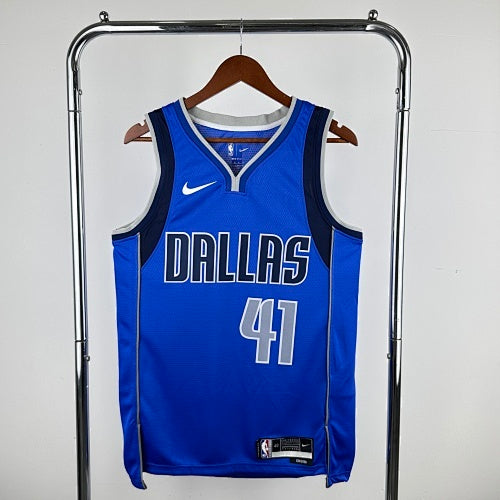 Mavericks Blue Away No. 41 Nowitzki