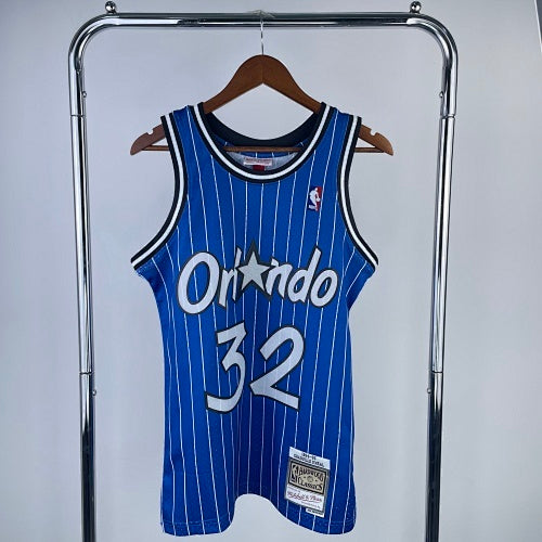 MN hot-pressed retro jersey: SW Magic 94/95 season blue No. 32 O'Neal