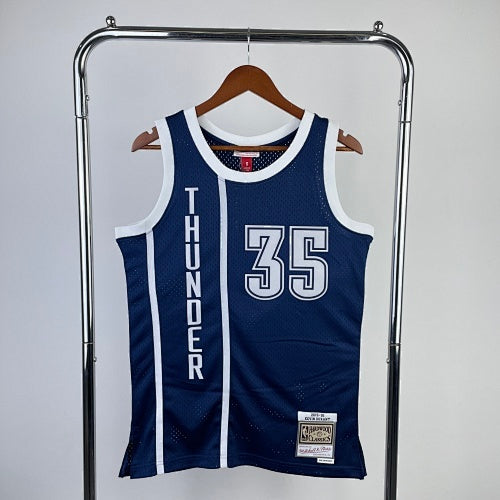 MN hot-pressed retro jersey: SW Thunder 2015/16 season navy blue No. 35 Durant