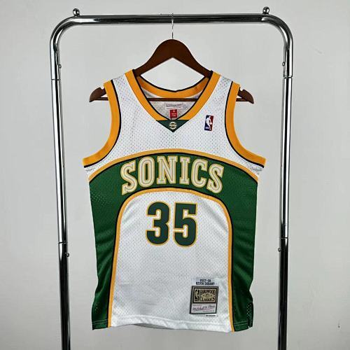 MN retro heat pressed jersey SW: 76ers 96-97 season rookie retro white No. 3 Allen Iverson