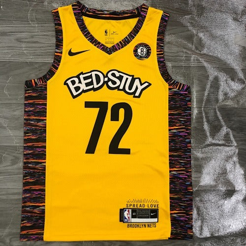 Nets Commemorative Edition Yellow Camouflage No. 72 BIGGIE