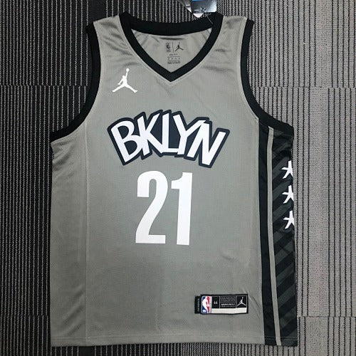 Nets Flyers Gray No. 21 Aldridge