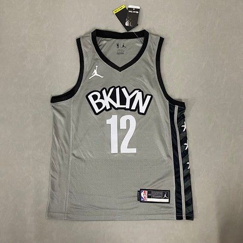 Nets Gray Jordan Limited Edition No. 12 Harris