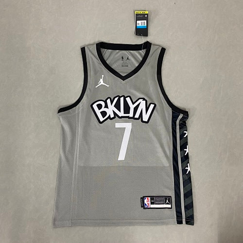 Nets Gray Jordan Limited Edition No. 7 Durant