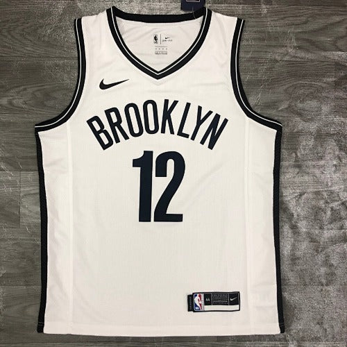 Nets V-neck White No. 12 Joe Harris