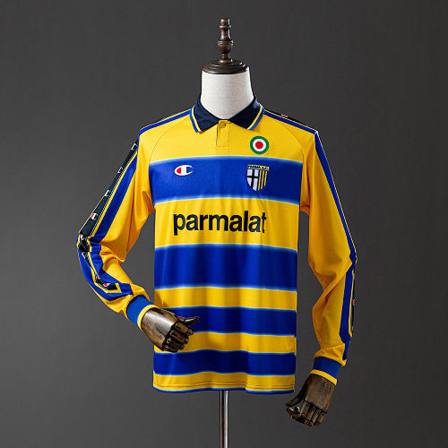 Parma Calcio 99/00 Home Long Sleeve Retro Jersey