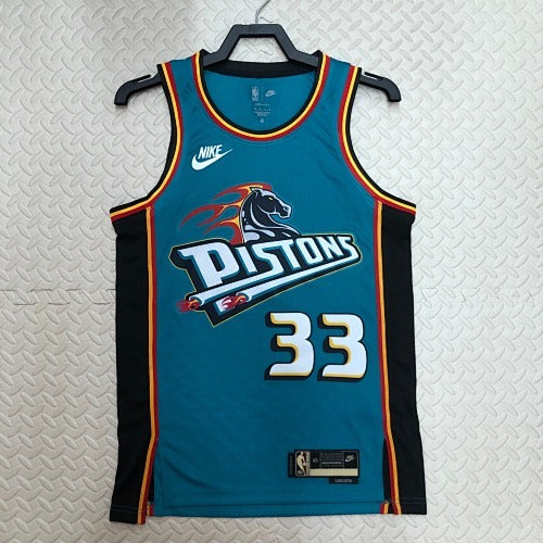 Pistons retro No. 33 in 2023 season Hill