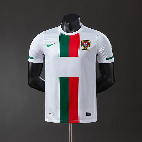 Portugal 2010 Player Version Retro Long Sleeve Home Jersey
