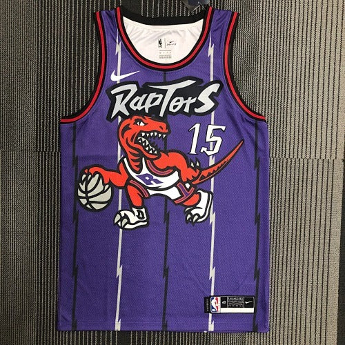raptors retro purple no. 15 carter