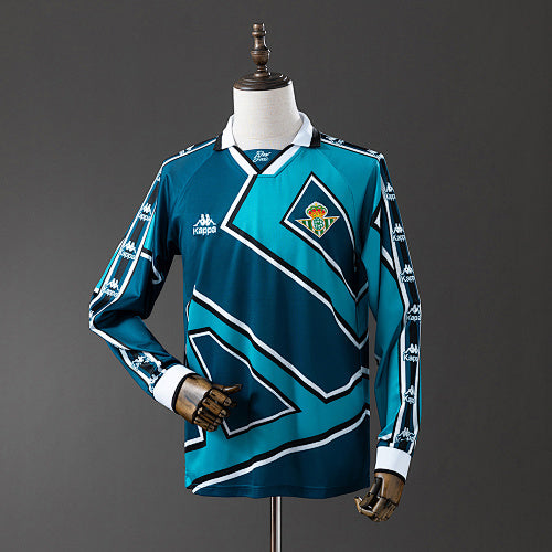 Real Betis 95/97 Away Long Sleeve Retro Jersey