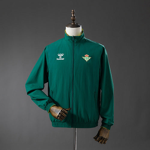 Real Betis Reversible Jacket Windbreaker - Green & Yellow