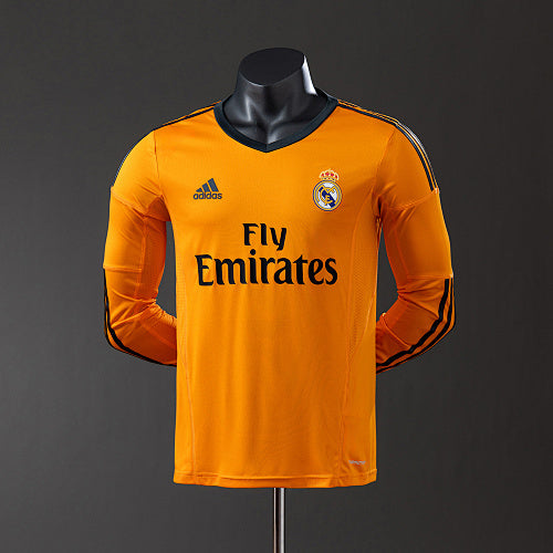 Real Madrid 13/14 Third Away Long Sleeve Player Version Retro Jersey