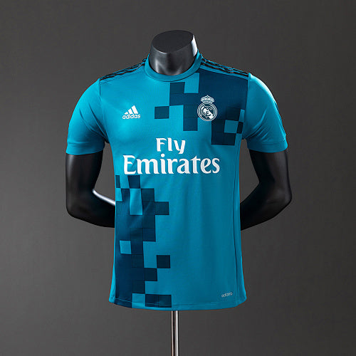 Real Madrid 17/18 Third Away Player Version Retro Jersey