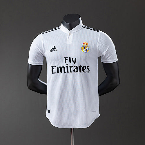 Real Madrid 18/19 Home Player Version Retro Jersey