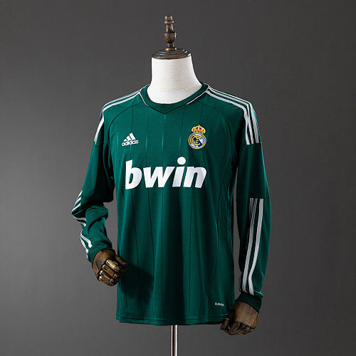 Real Madrid 2012/13 Second Away Long Sleeve Retro Jersey