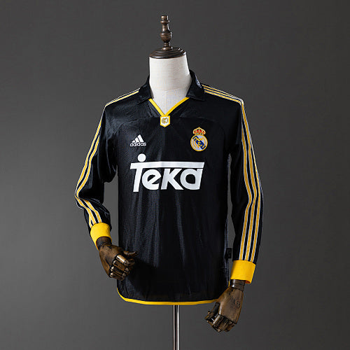 Real Madrid 98/00 Away Long Sleeve Retro Jersey