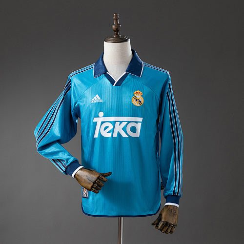 Real Madrid 99/00 Third Away Long-Sleeved Retro Jersey