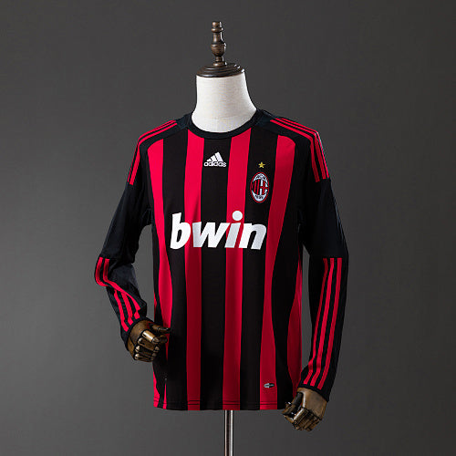 Retro long sleeve AC Milan 08/09 Home