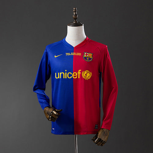 Retro long sleeves Barcelona 08/09 Champions League home