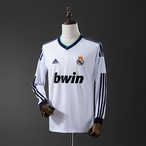 Retro Real Madrid 12/13 Long Sleeve Home