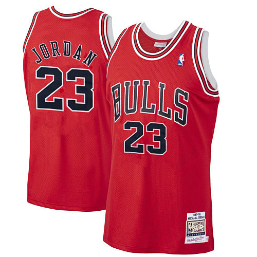 Retro SW Bulls 97-98 season red No. 23 Jordan