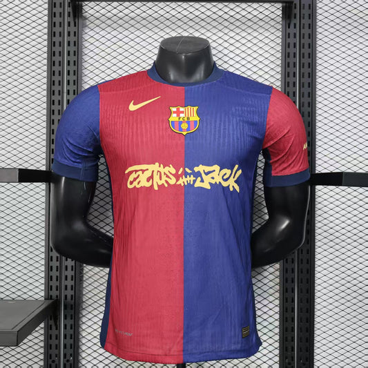 STOCK: (Medium) 24/25 Barcelona Home Travis Scott