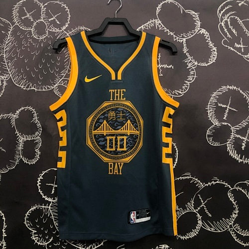 Season 18 Warriors Gray No. 00 Kuminga