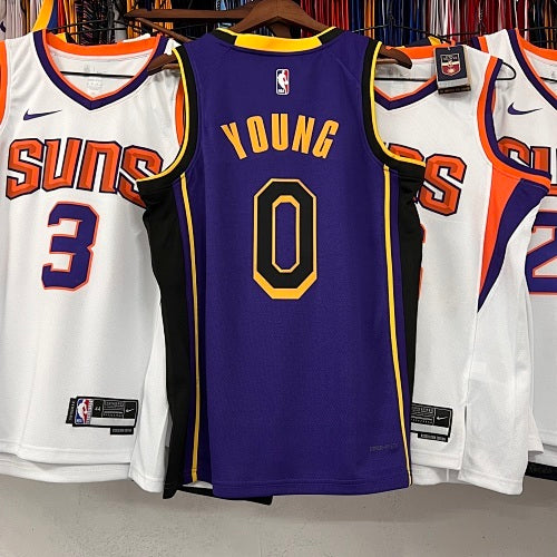 Season 23 Lakers Jordan Limited Purple No. 0 Nick Young